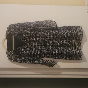 Madewell Black Floral Dress